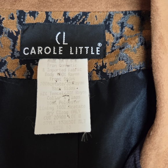 Carole Little Sz 10 Lightweight Blazer - Picture 3 of 11